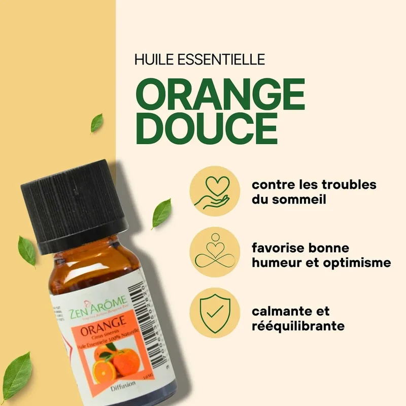 Zen'Arôme - Ätherisches Süßorangenöl – 100 % natürlich – 10 ml