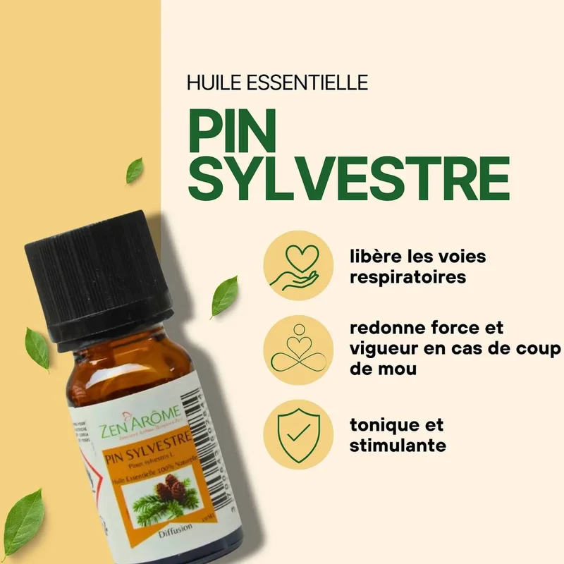 Zen'Arôme - Kiefern-Ätherisches Öl – 100 % natürlich – 10 ml