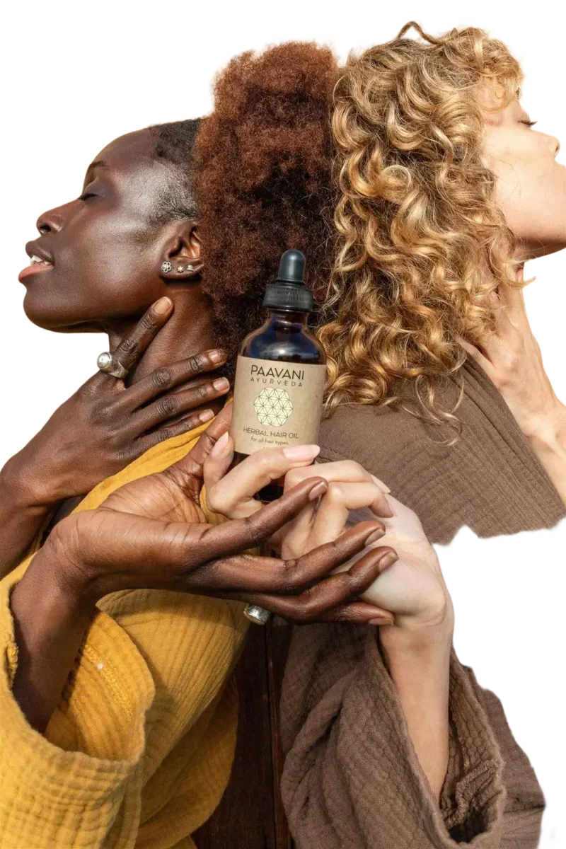 Kräuter-Haaröl | Ayurvedische Kopfhaut- und Haarbehandlung