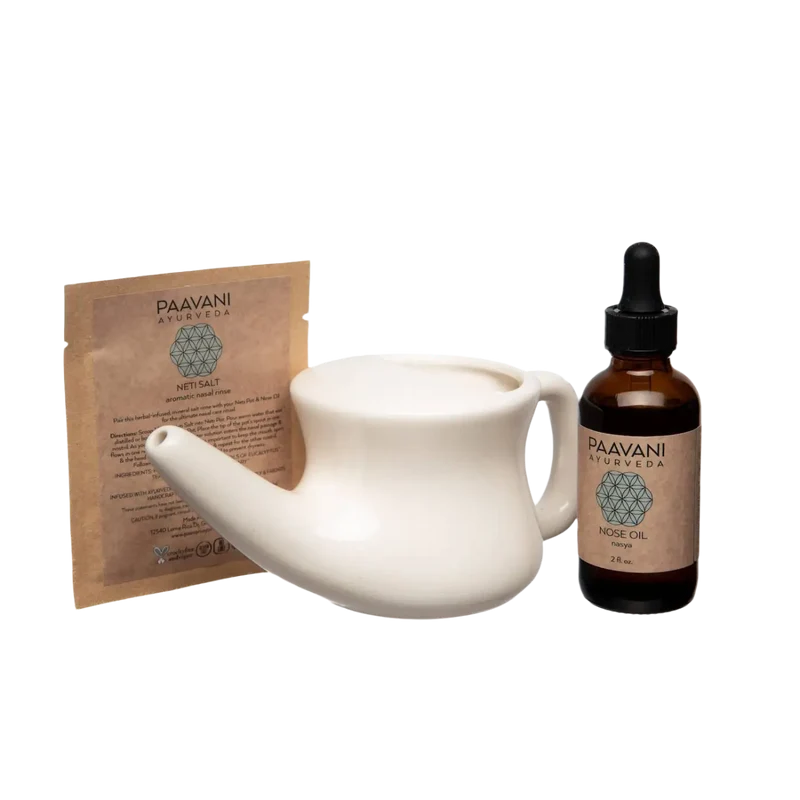 Das Nasenpflege-Ritual | Ayurvedisches Neti- & Nasya-Set
