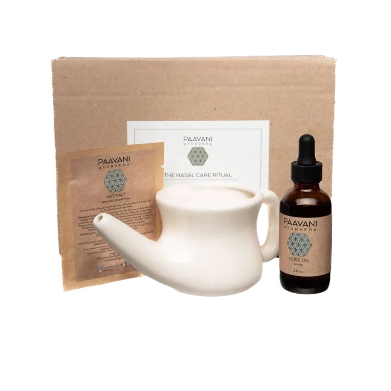 Das Nasenpflege-Ritual | Ayurvedisches Neti- & Nasya-Set