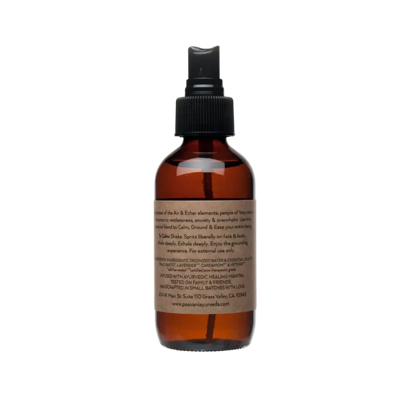 Vata Aromatherapie Spritzer – Erdendes Ayurvedisches Spray