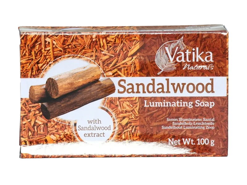 Ayurvedische Sandelholz-Seife von Vatika – Für klare, reine & gepflegte Haut