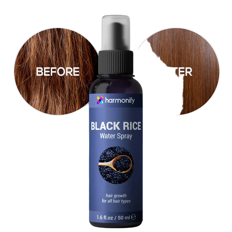 Schwarzer Reiswasser Spray Haarserum