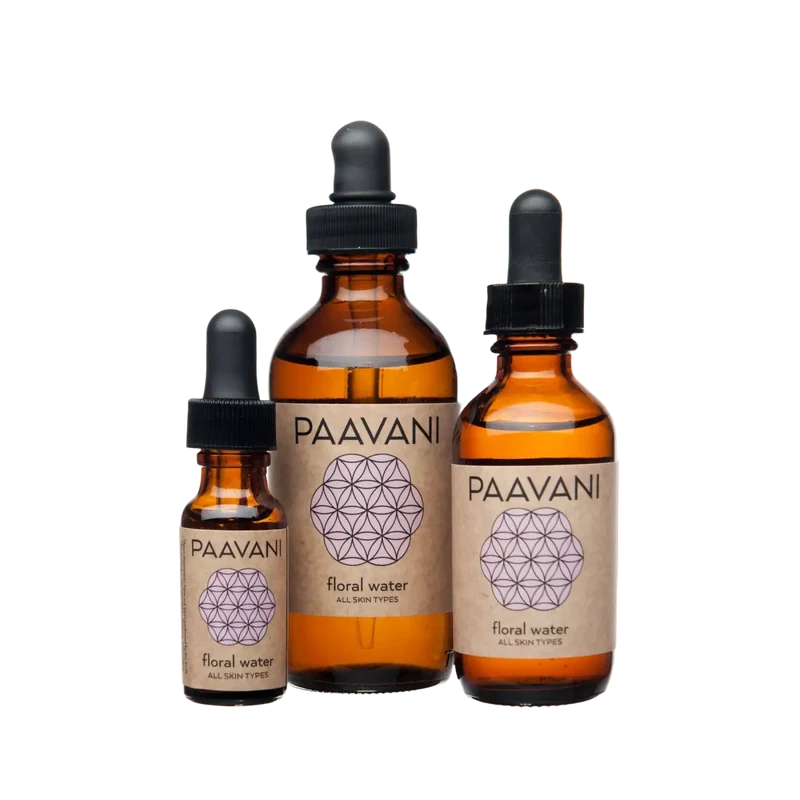 PAAVANI Ayurveda - Blütenwasser | Botanische Feuchtigkeitspflege für Haut & Augen