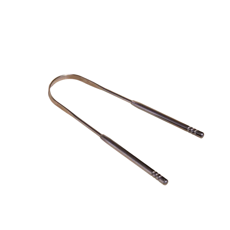 Apeiron Zungenreiniger Zungenschaber aus hochwertigem Edelstahl