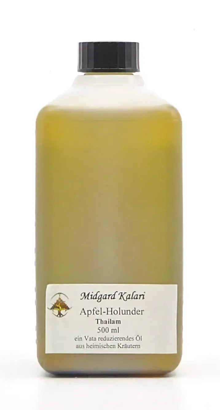 Midgard Kalari - Ayurveda Massageöl Apfel-Holunder Thailam