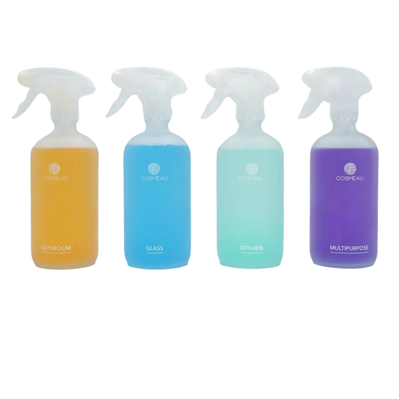 Bamboozy x Cosmeau - Cosmeau Glas-Sprühflasche Mattweiß