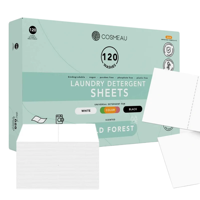 Bamboozy x Cosmeau - Cosmeau Wäschetücher Wild Forest, umweltfreundlich