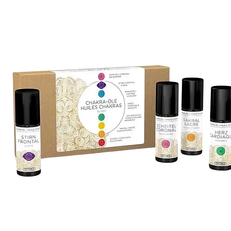 Phytomed Chakra-Öle Set – 7 × 10 ml auf Jojobaölbasis