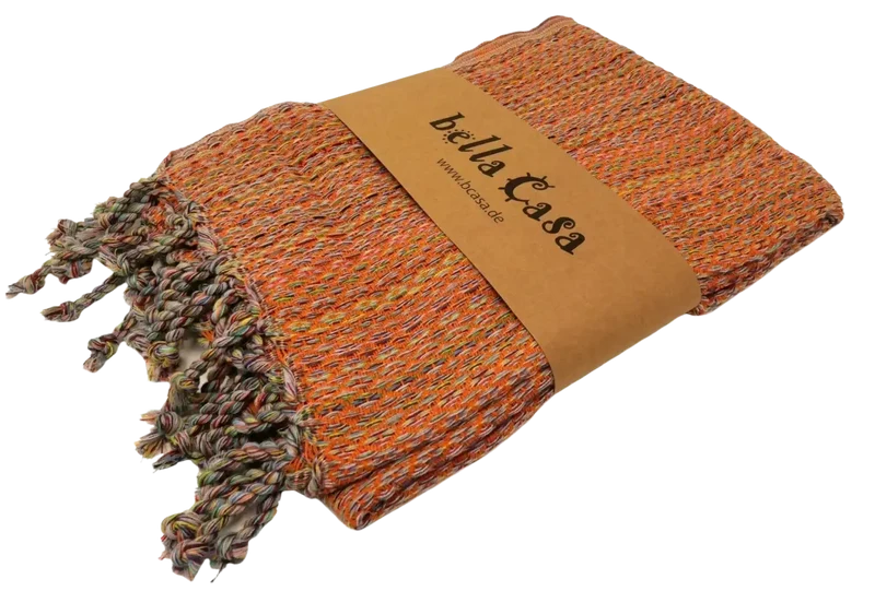 Hamamtuch Multicolor Orange 100x180cm