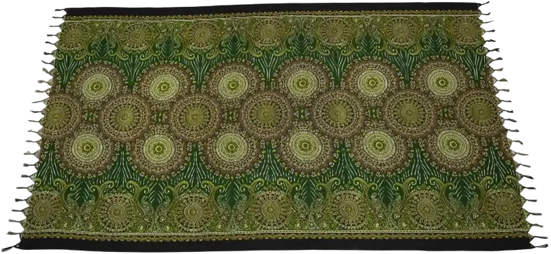 TR-510 XL Mandala grün Lunghi Sarong Tuch 190x115cm