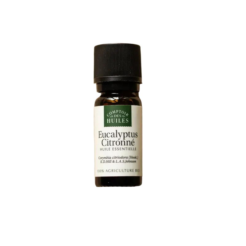 Comptoir des Huiles Zitronen-Eukalyptus Bio – ätherisches Öl, 10 ml