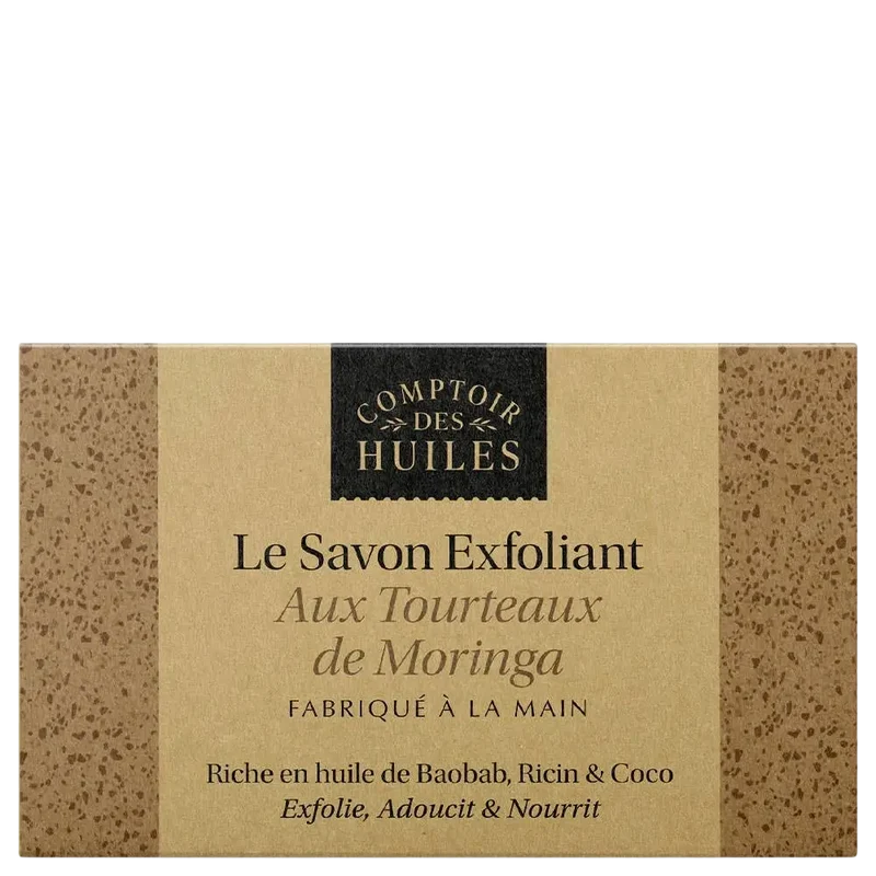 COMPTOIR DES HUILES - Kalt verarbeitete Seife Bio - Peeling-Moringa-Partikel