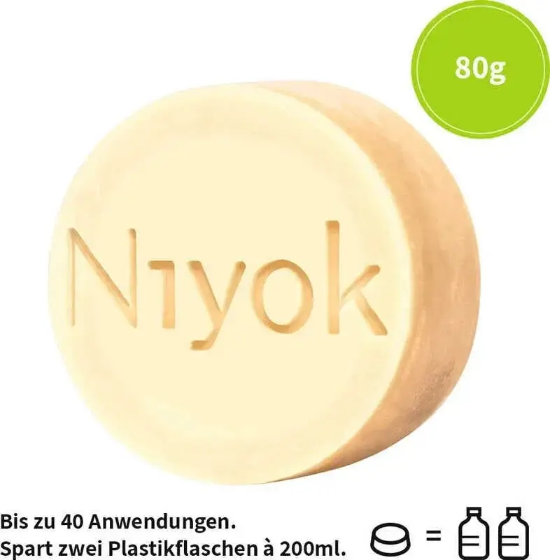 NIYOK Feste Dusche & Pflege 80g