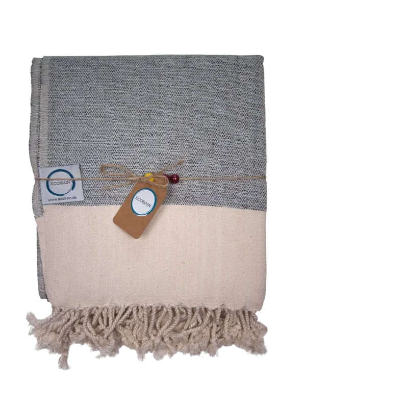 Strandtuch, Hamamtuch, Badetuch, Saunatuch "Rugged Towel" 160x95 cm