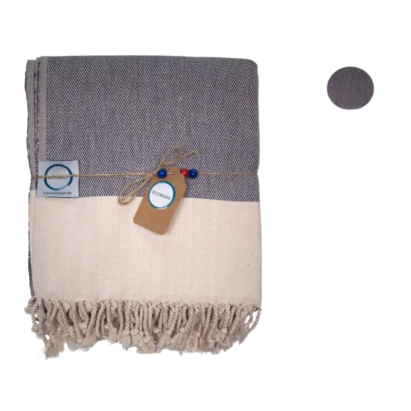 Strandtuch, Hamamtuch, Badetuch, Saunatuch "Rugged Towel" 160x95 cm