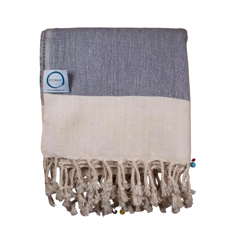 Strandtuch, Hamamtuch, Badetuch, Saunatuch "Rugged Towel" 160x95 cm
