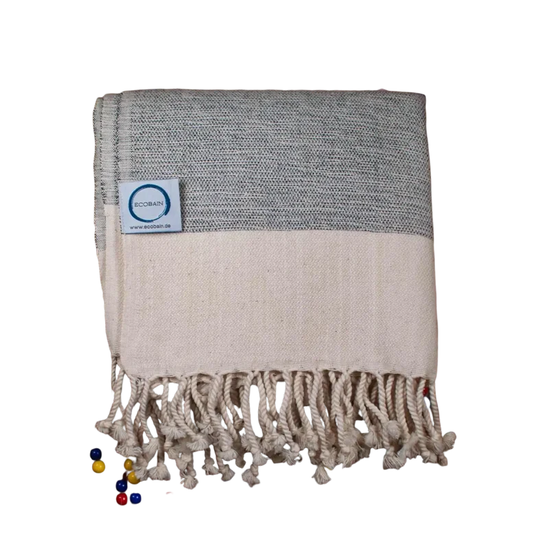 Strandtuch, Hamamtuch, Badetuch, Saunatuch "Rugged Towel" 160x95 cm