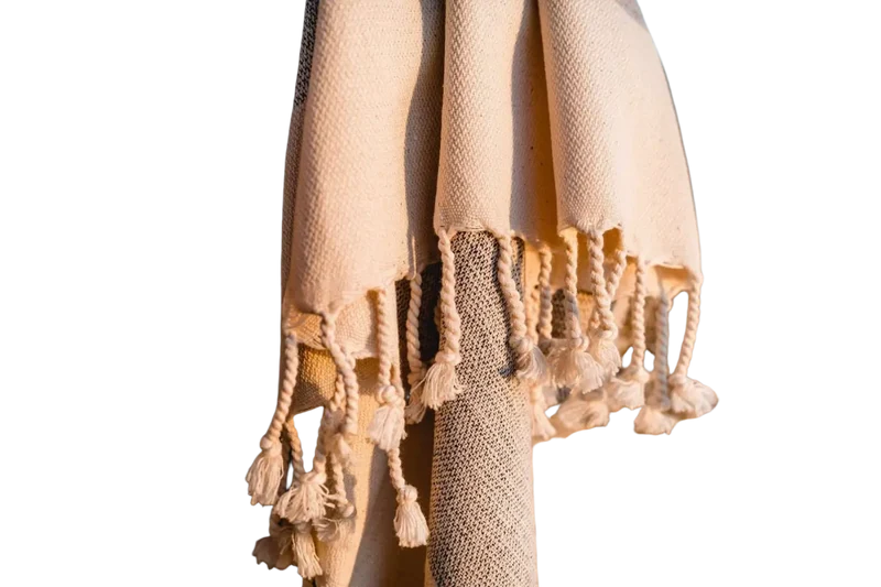 Strandtuch, Hamamtuch, Badetuch, Saunatuch "Rugged Towel" 160x95 cm