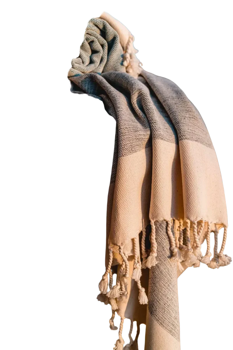 Strandtuch, Hamamtuch, Badetuch, Saunatuch "Rugged Towel" 160x95 cm