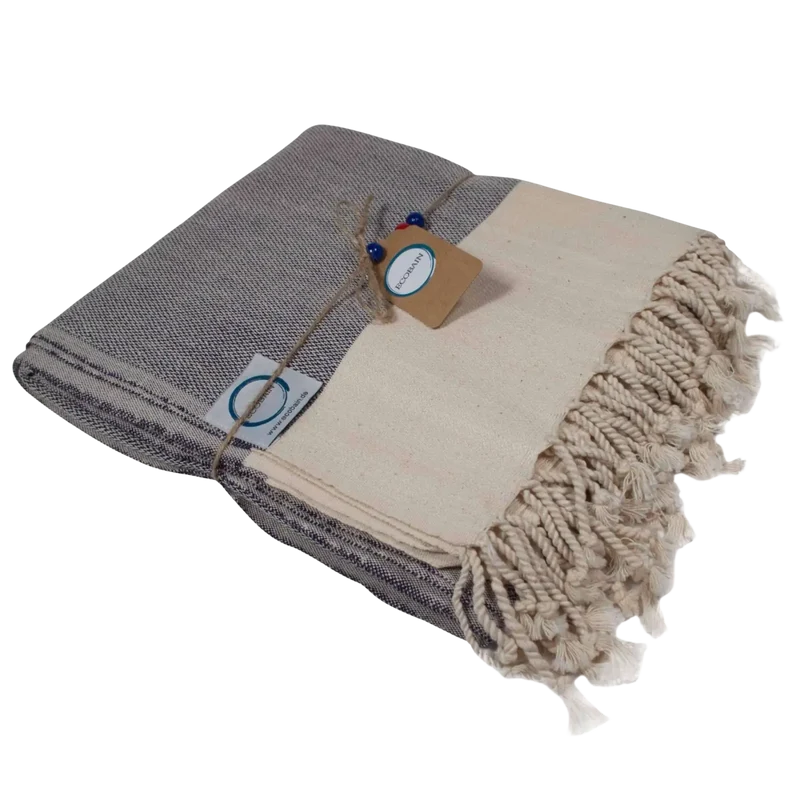 Strandtuch, Hamamtuch, Badetuch, Saunatuch "Rugged Towel" 160x95 cm