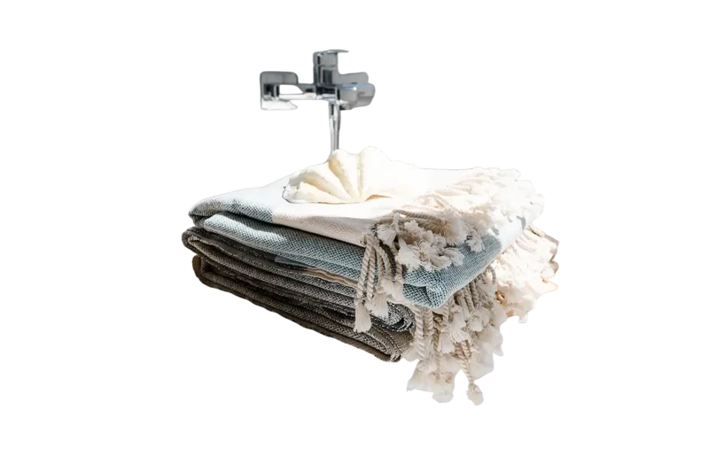 Strandtuch, Hamamtuch, Badetuch, Saunatuch "Rugged Towel" 160x95 cm