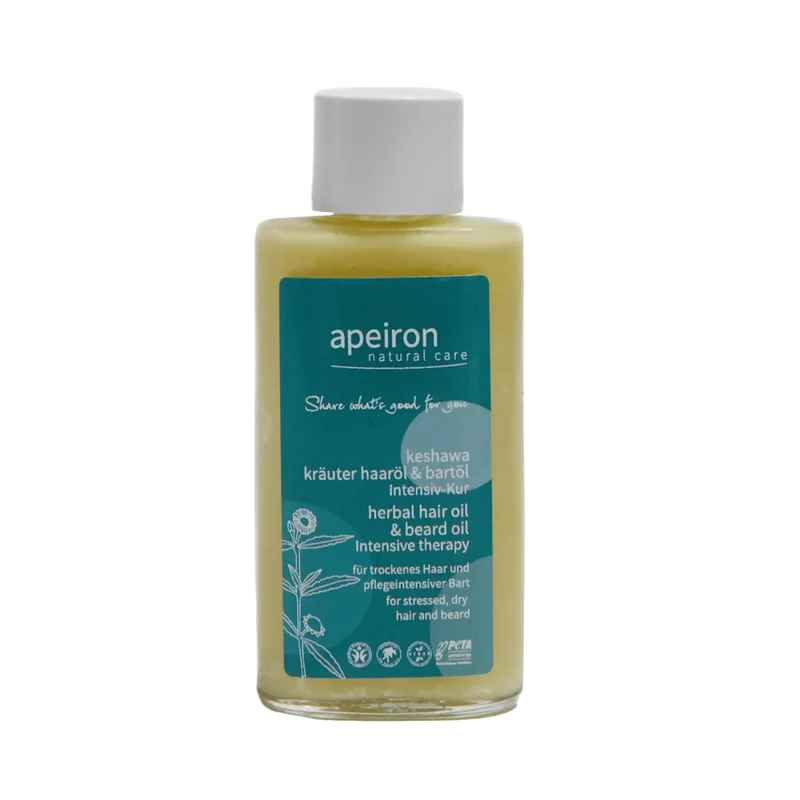 Apeiron Keshawa Kräuter Haaröl und Bartöl 100ml Gl.Fl.