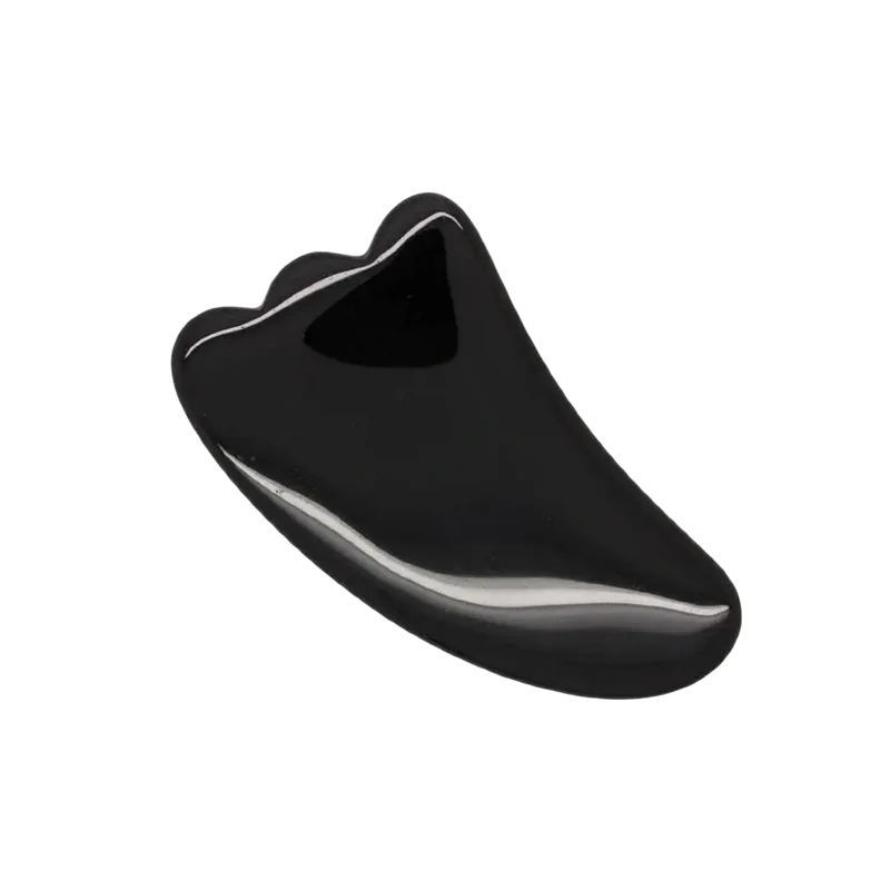 Gua Sha Obsidian Massagegerät – Detox, Spannungslösung & strahlende Haut