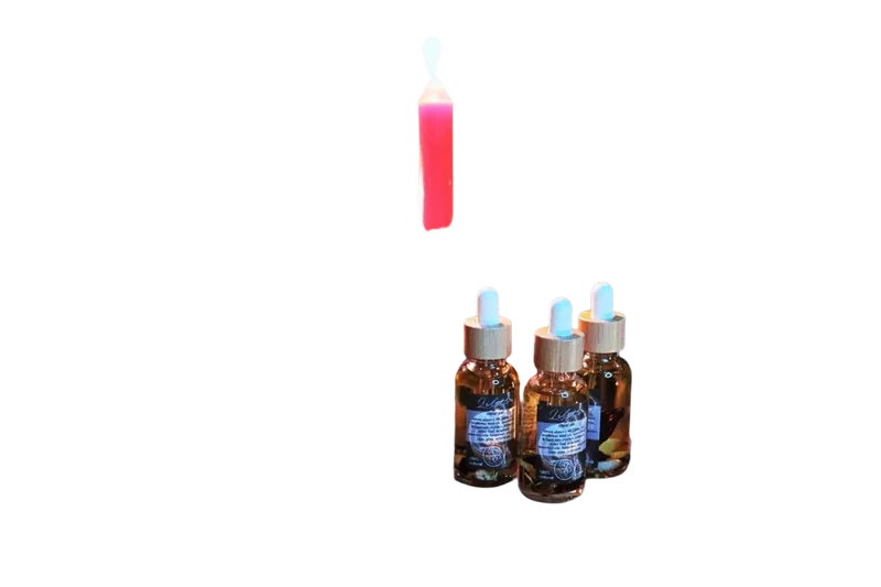 Lilith Oil | Göttliches Feminines Ritualöl mit Mondstein- und Tigeraugenkristallen