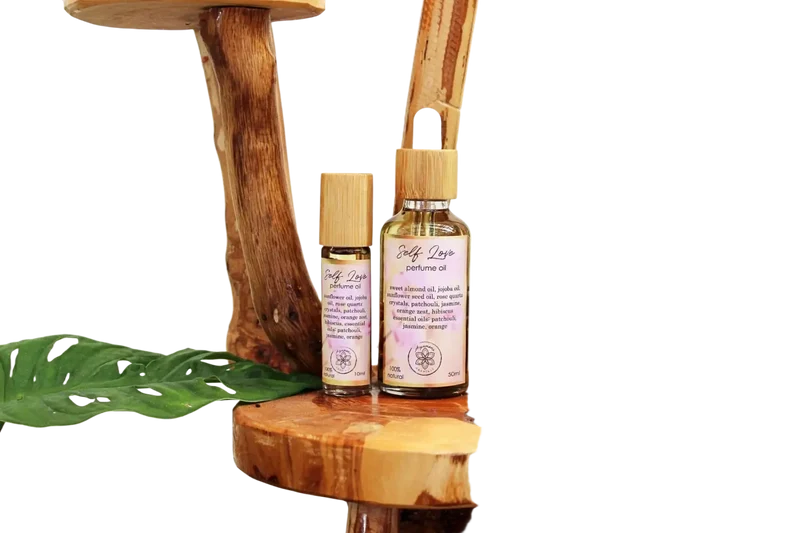 Self Love Ritualöl | Parfüm- oder Badeöl mit Rosenquarz und ätherischen Ölen
