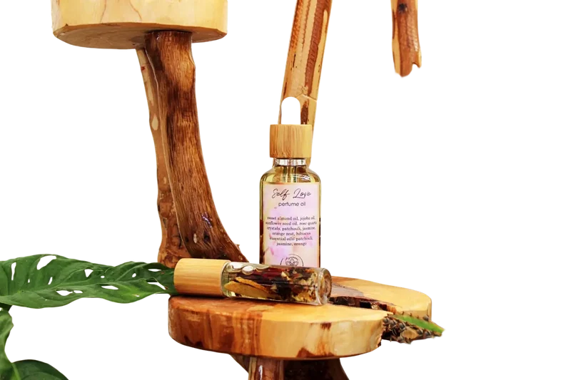 Self Love Ritualöl | Parfüm- oder Badeöl mit Rosenquarz und ätherischen Ölen