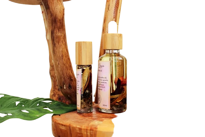 Self Love Ritualöl | Parfüm- oder Badeöl mit Rosenquarz und ätherischen Ölen