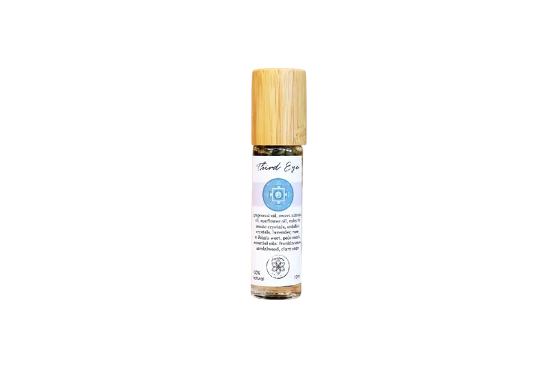 Öl für das dritte Auge | Mischung aus Ajna Chakra, Kristallen und Kräutern