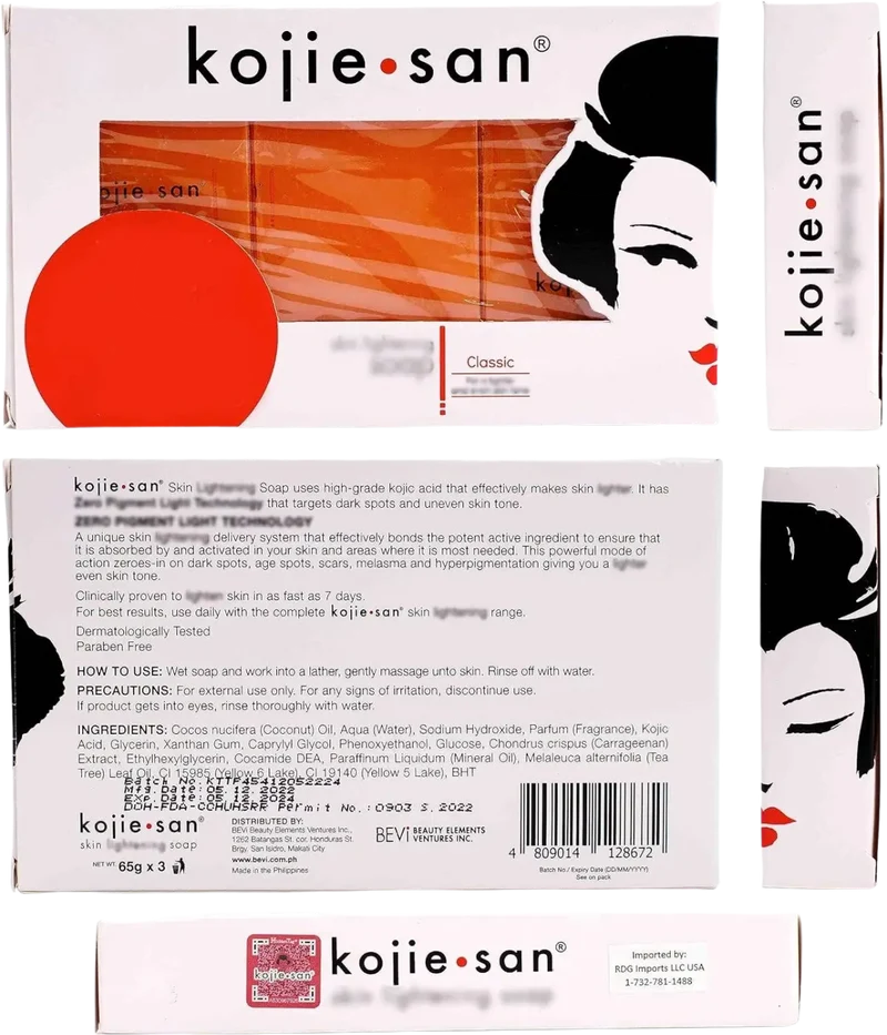 Sanfte Aufhellung mit Koji Acid P25 – Kojie San Seife 3×65 g für klare Haut