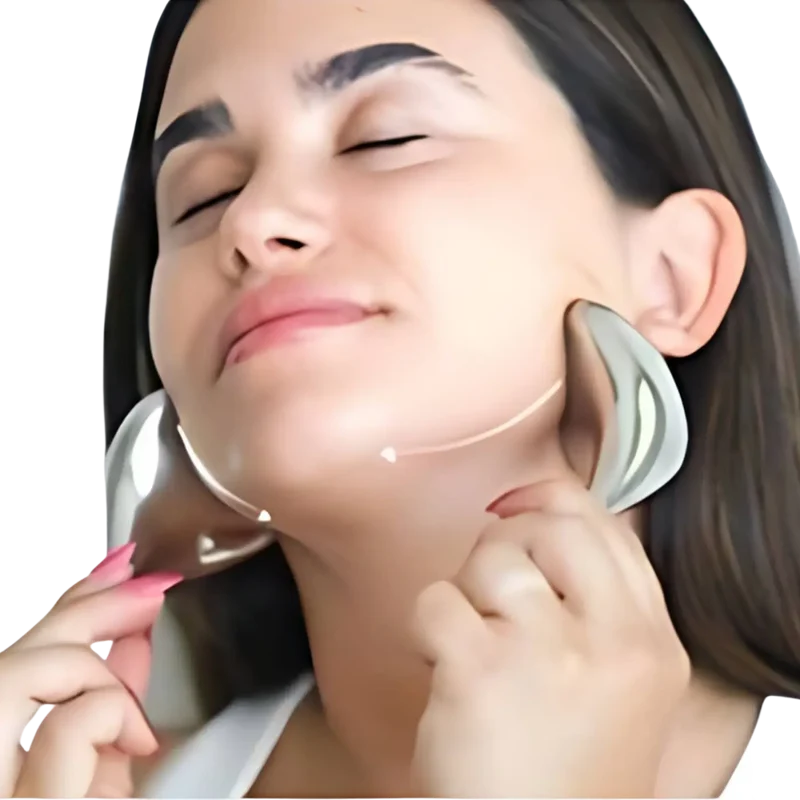 Caudale Gesichts-GuaSha-Massagegerät aus Edelstahl von Zen'Arome