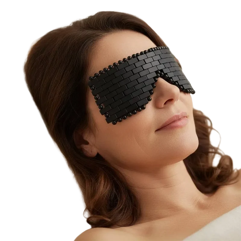 Schwarze Obsidian-Gesichtsmaske – natürliche Entspannung und Hautpflege intensiv