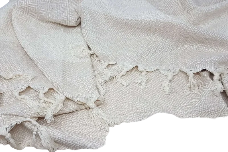 Hamamtuch Elmas Beige – 100×180 cm