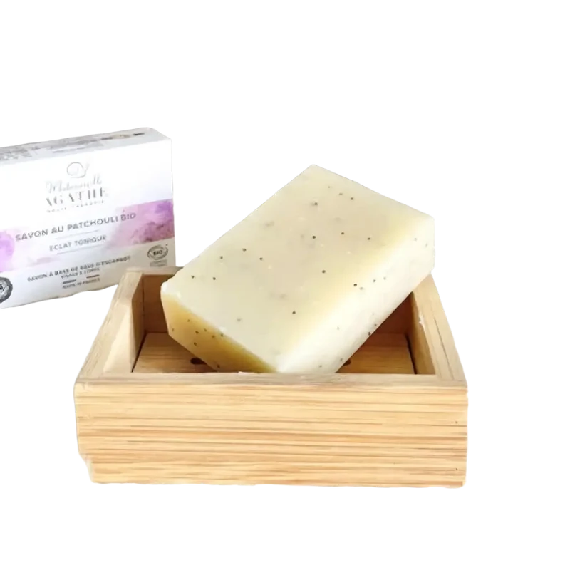 Natürliche Seife - Bio-Patchouli-Seife – Tonisierender Glanz