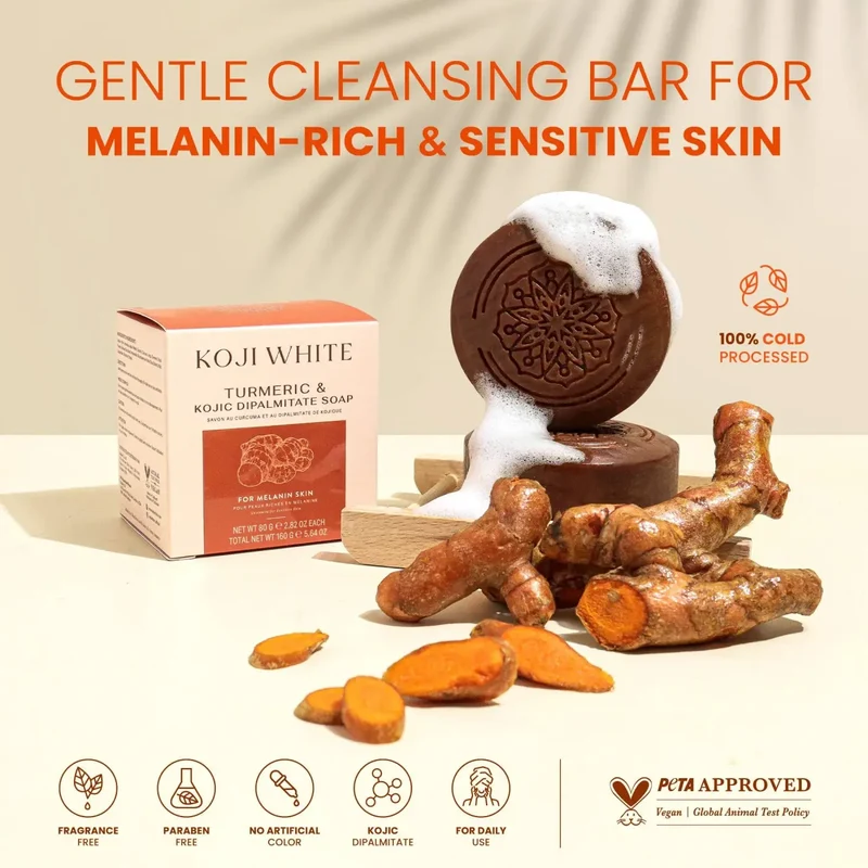 Koji White – Kurkuma & Kojic Dipalmitate Seife