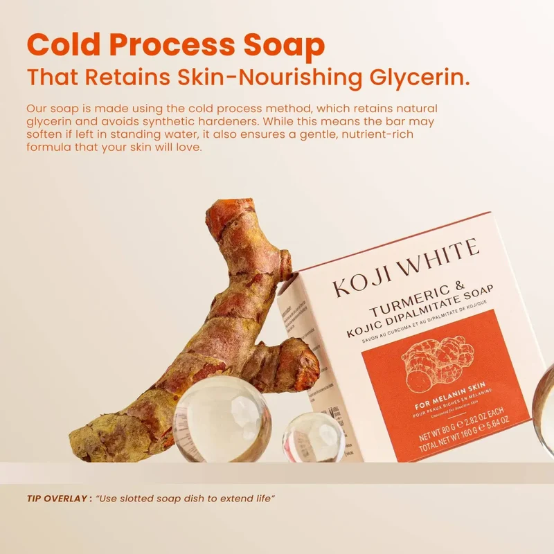 Koji White – Kurkuma & Kojic Dipalmitate Seife