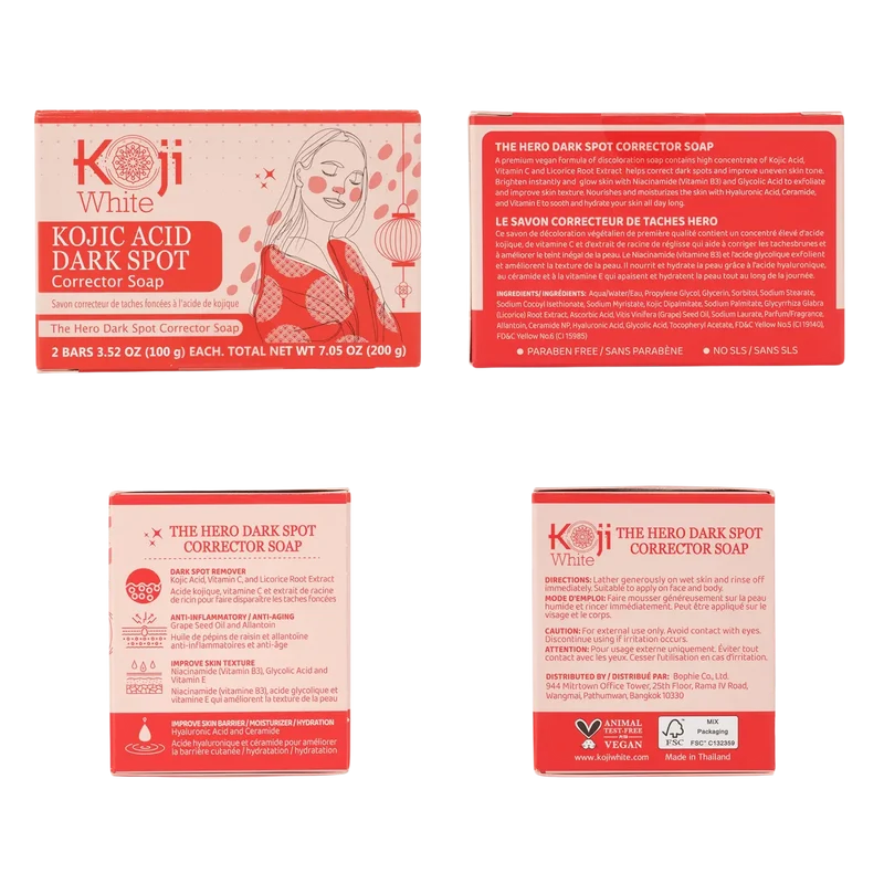 Koji White – Kojic Acid Dunkle-Flecken-Korrektur Seife
