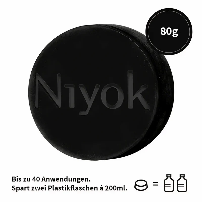 NIYOK Feste Gesichtsreinigung Patchouli 80g