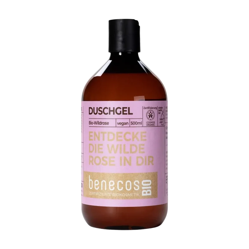 benecos Duschgel BIO-Wildrose, natürliches Duschgel