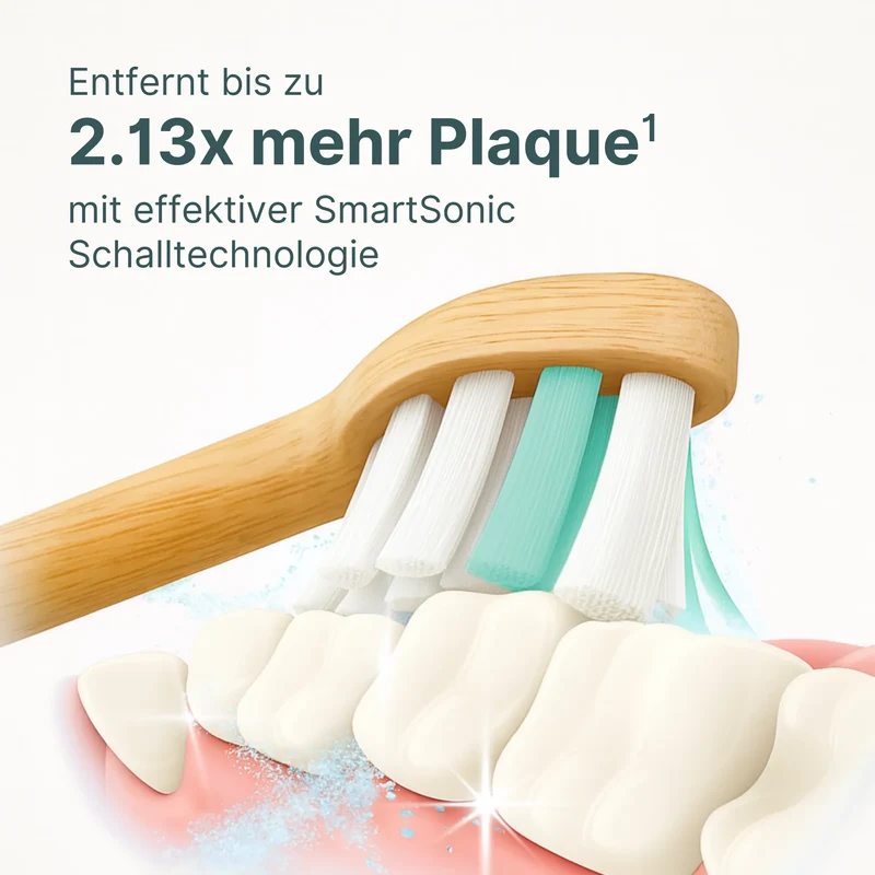 Nachhaltige Schallzahnbürste - Pro 3D Set