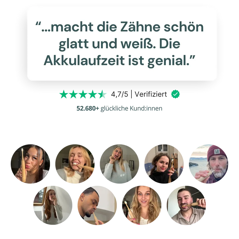 Nachhaltige Schallzahnbürste - Pro 3D Set