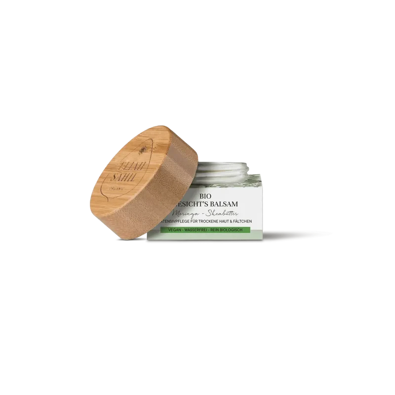 Bio Gesichtsbalsam Moringa-Sheabutter 15ml