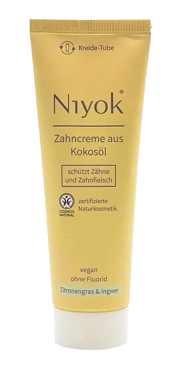NIYOK Zahncreme Zitronengras & Ingwer 75ml - Zahnpasta