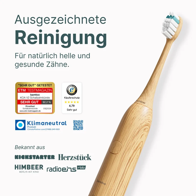 Nachhaltige Schallzahnbürste - Angebot | NL