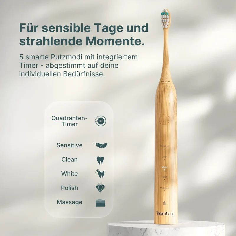 Nachhaltige Schallzahnbürste - Angebot